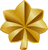 US Army Major golden oak leaf insignia