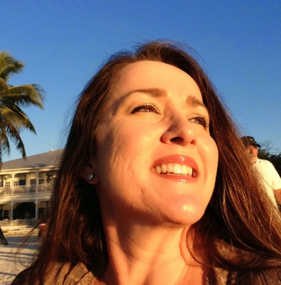 Veronica enjoys sunlight on Fort Lauderdale beach