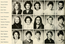 Veronica in Setson University Yearbook 1984